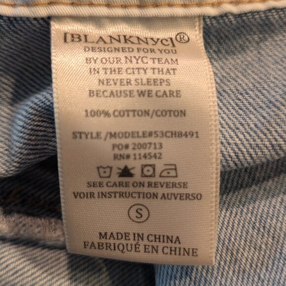 BLANKNYC Denim Button-Up Romper Size Small - Picture 12 of 12